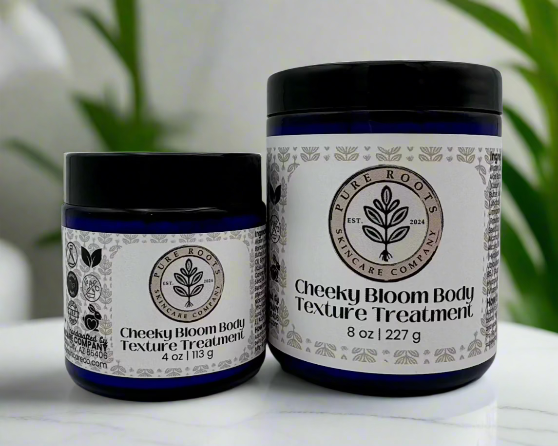 Cheeky Bloom Texture Treatment | Unscented Botanical Body Crème for Smoother-Feeling Skin