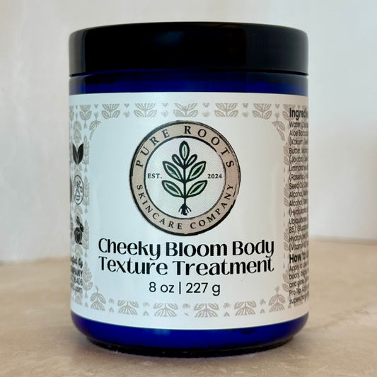 Cheeky Bloom Texture Treatment | Unscented Botanical Body Crème for Smoother-Feeling Skin