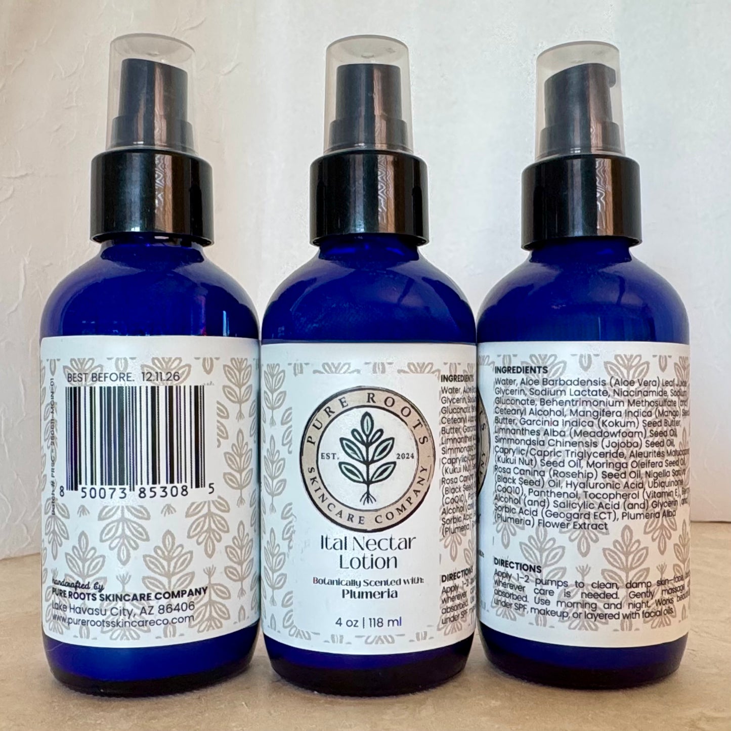 Ital Nectar Lotion | Botanical Daily Moisturizer for Supple, Radiant Skin