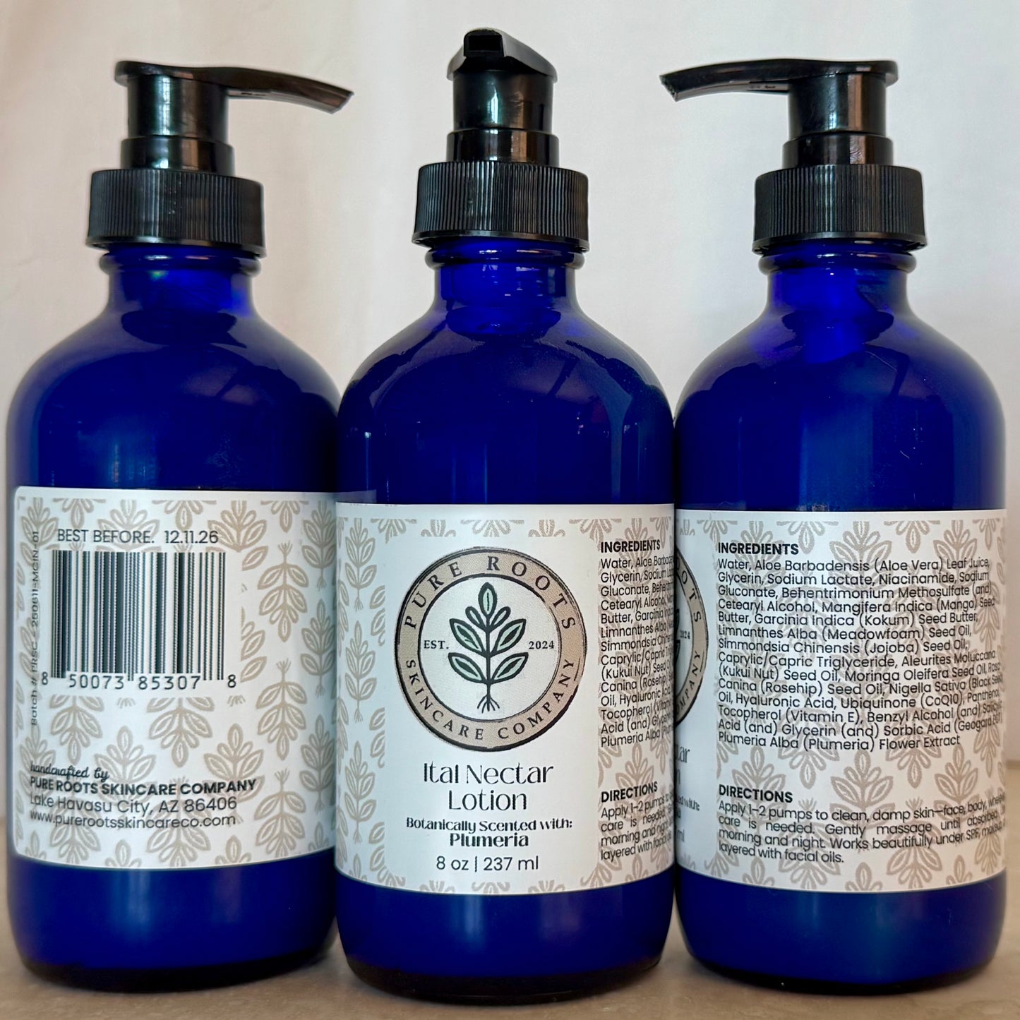 Ital Nectar Lotion | Botanical Daily Moisturizer for Supple, Radiant Skin